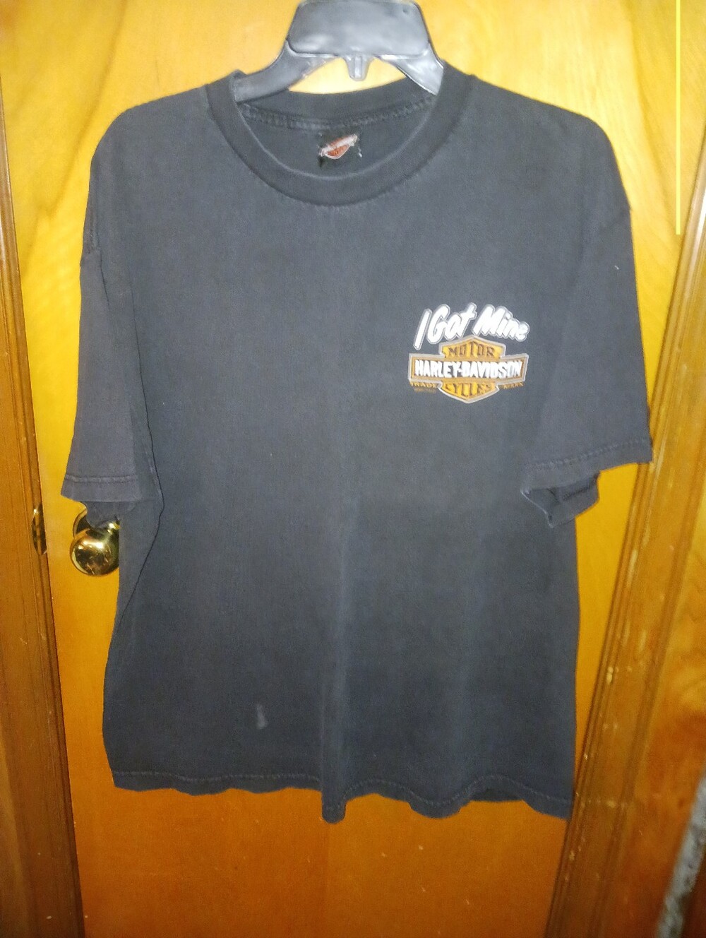 Harley-Davidson Mens Black Short Sleeve Tee Size Xlarge